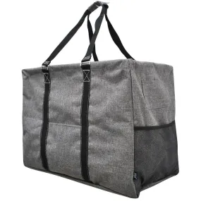 Crosshatch Gray NGIL Mega Shopping Utility Tote Bag