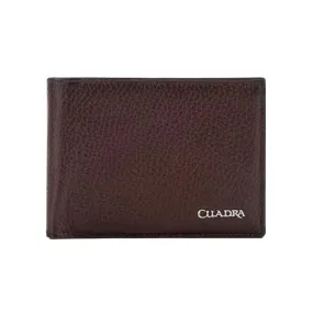 Cuadra DU328 MN Brown Deer Stitching Wallet