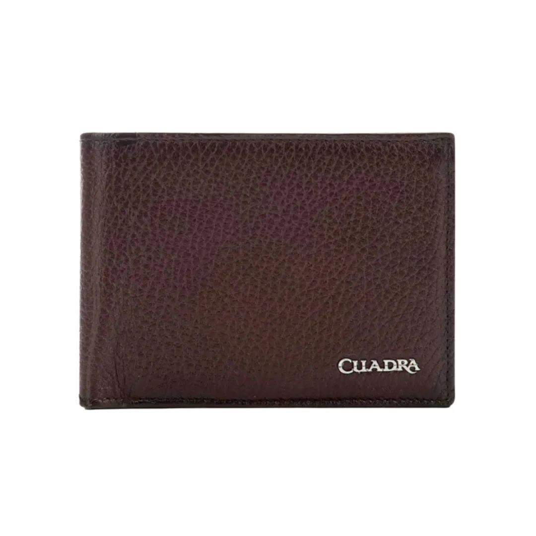 Cuadra DU328 MN Brown Deer Stitching Wallet