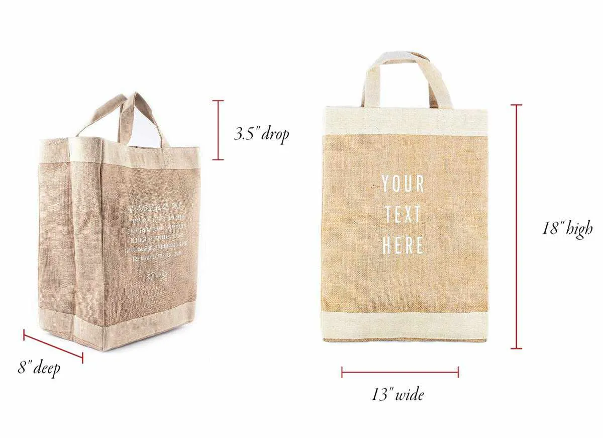 Customize Your Vegan Market Bag: 100% Leather-Free