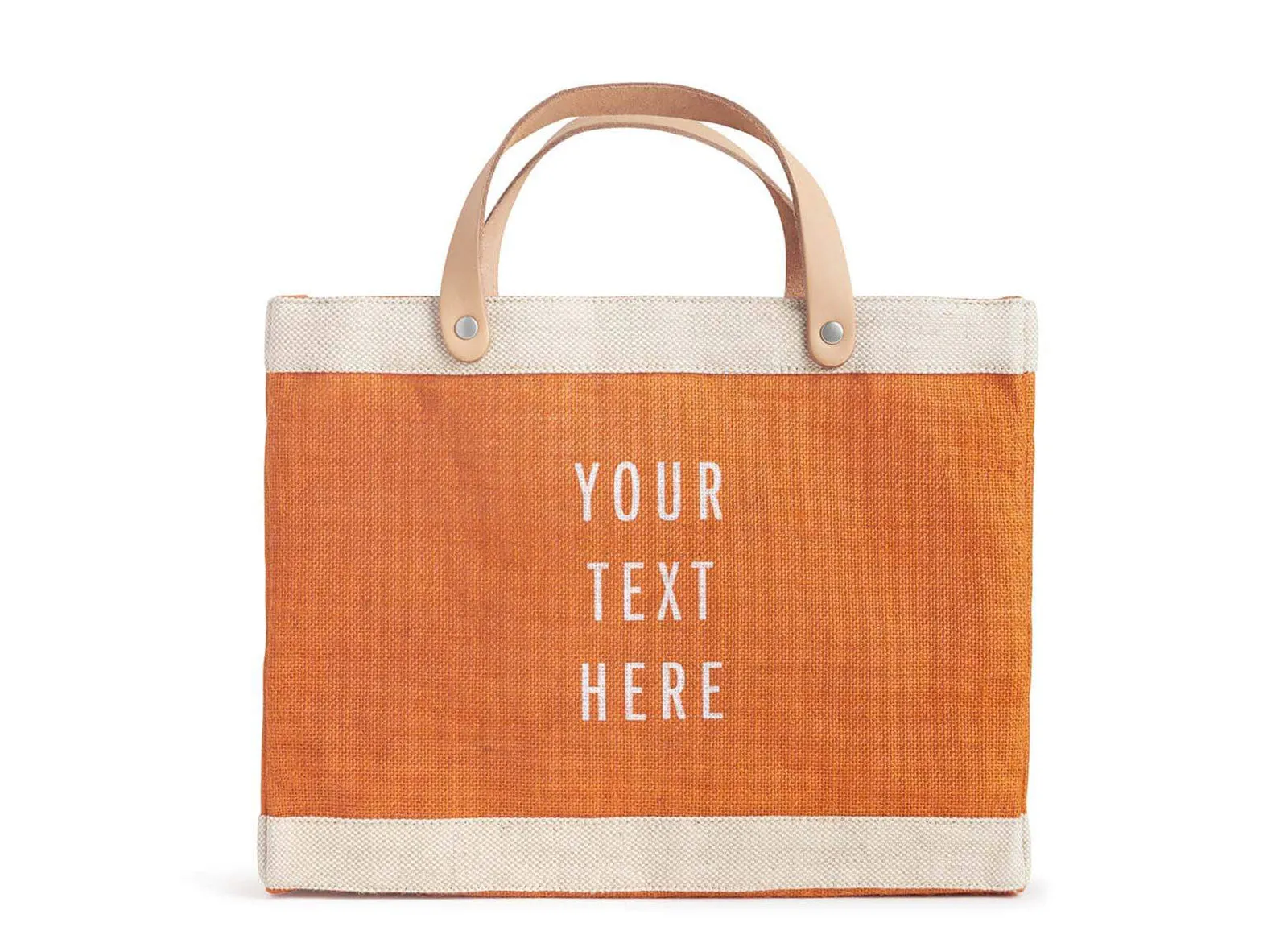 Customized Petite Market Bag in Citrus - Wholesale