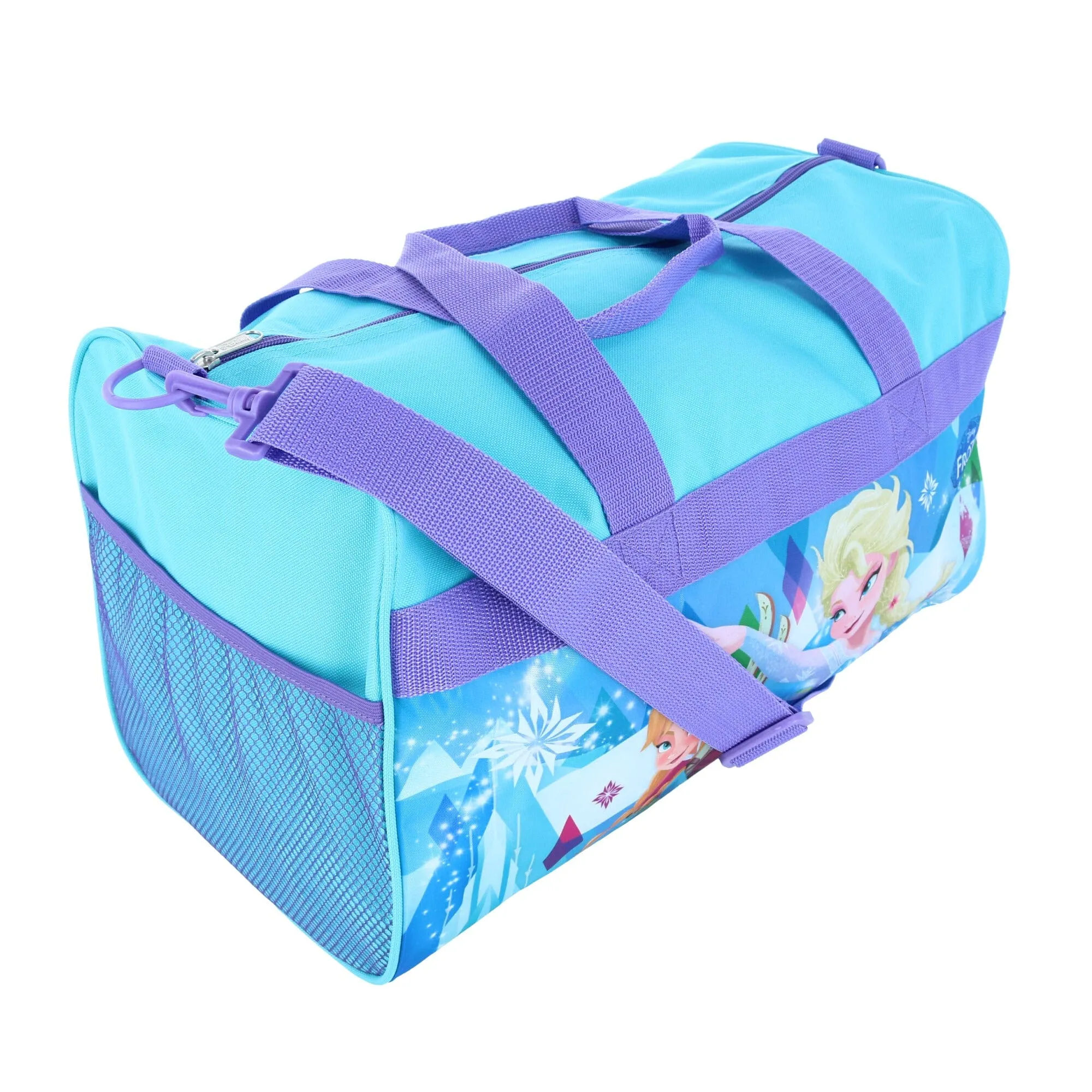 Disney Girl's Frozen Anna and Elsa Duffle Travel Bag