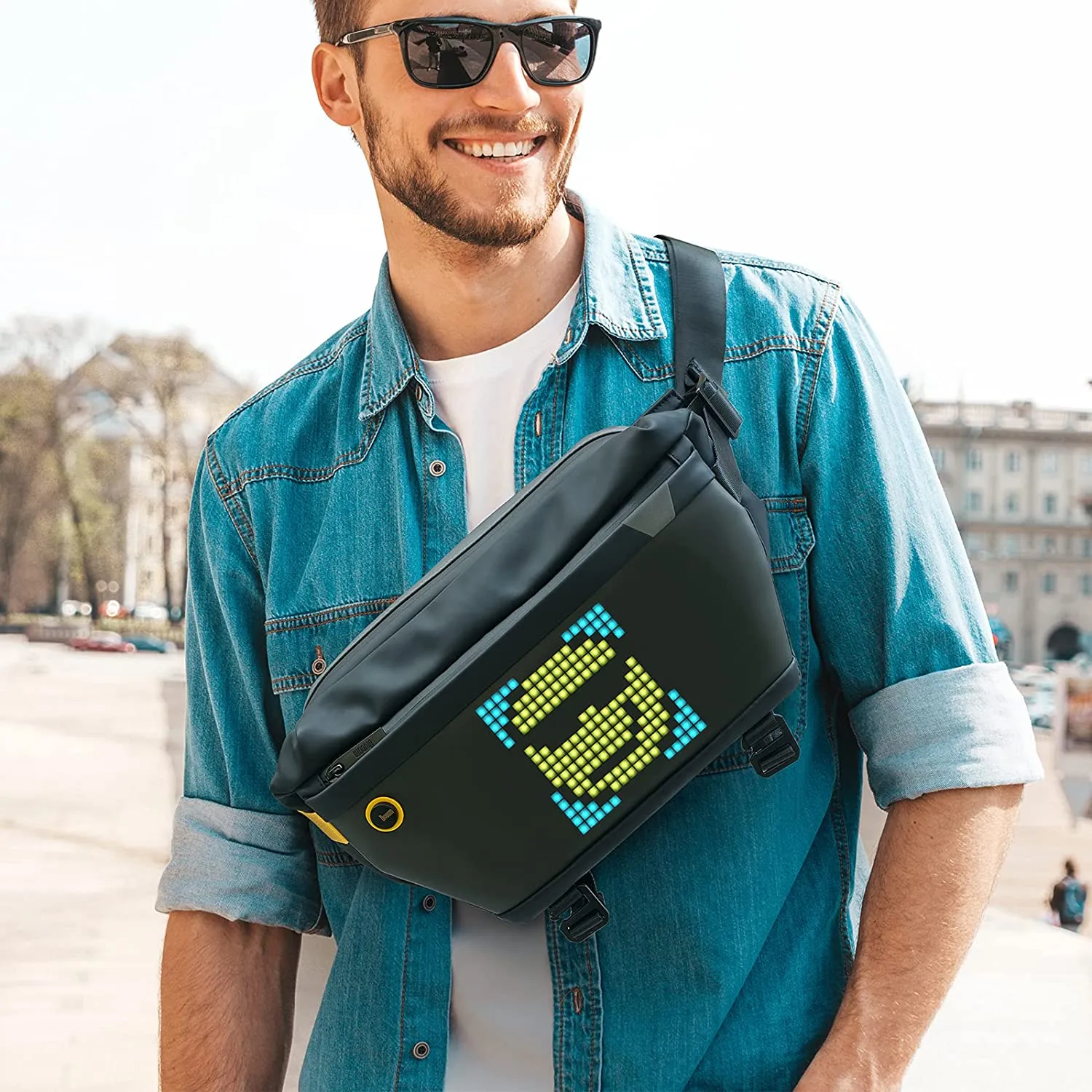 Divoom Sling Bag Pixel Art LED Daypack