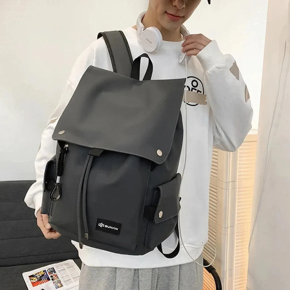 Drawstring School Bag - Women's Men's unisex Cool Backpack UCBRQ41 Travel Solid Fashion