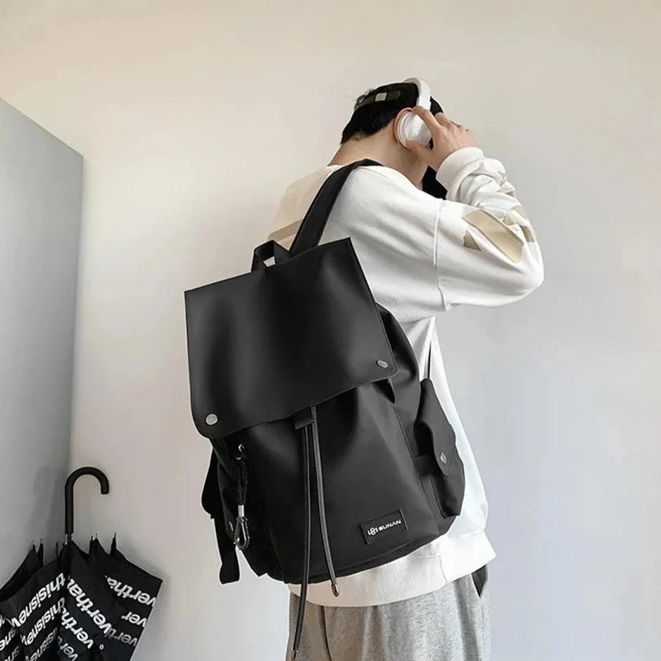 Drawstring School Bag - Women's Men's unisex Cool Backpack UCBRQ41 Travel Solid Fashion