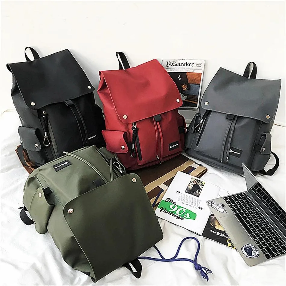 Drawstring School Bag - Women's Men's unisex Cool Backpack UCBRQ41 Travel Solid Fashion