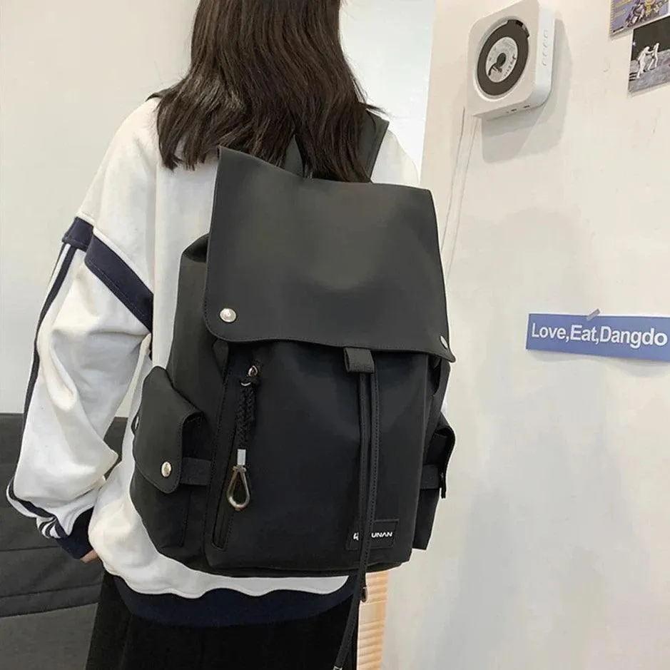 Drawstring School Bag - Women's Men's unisex Cool Backpack UCBRQ41 Travel Solid Fashion