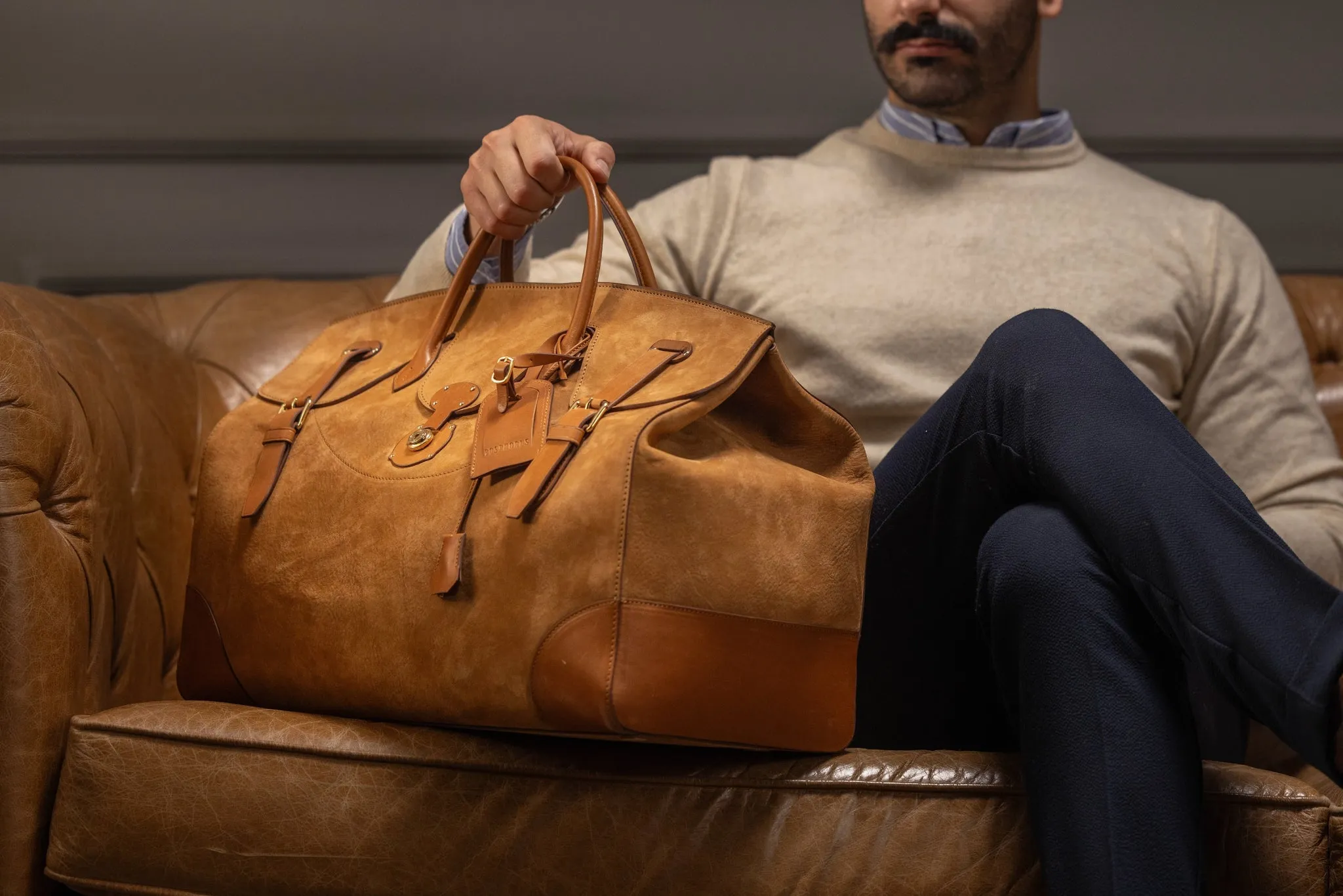 Duffle Bag - Nubuck Camel