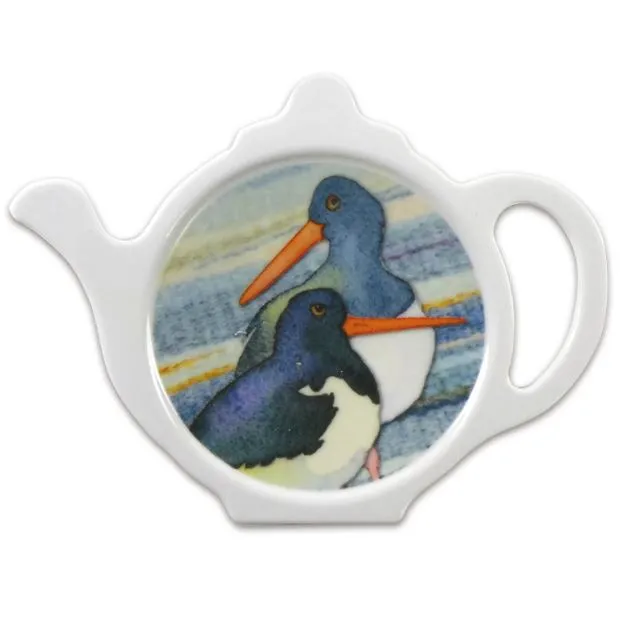 Emma Ball 'Oystercatchers' Tea Bag Tidy