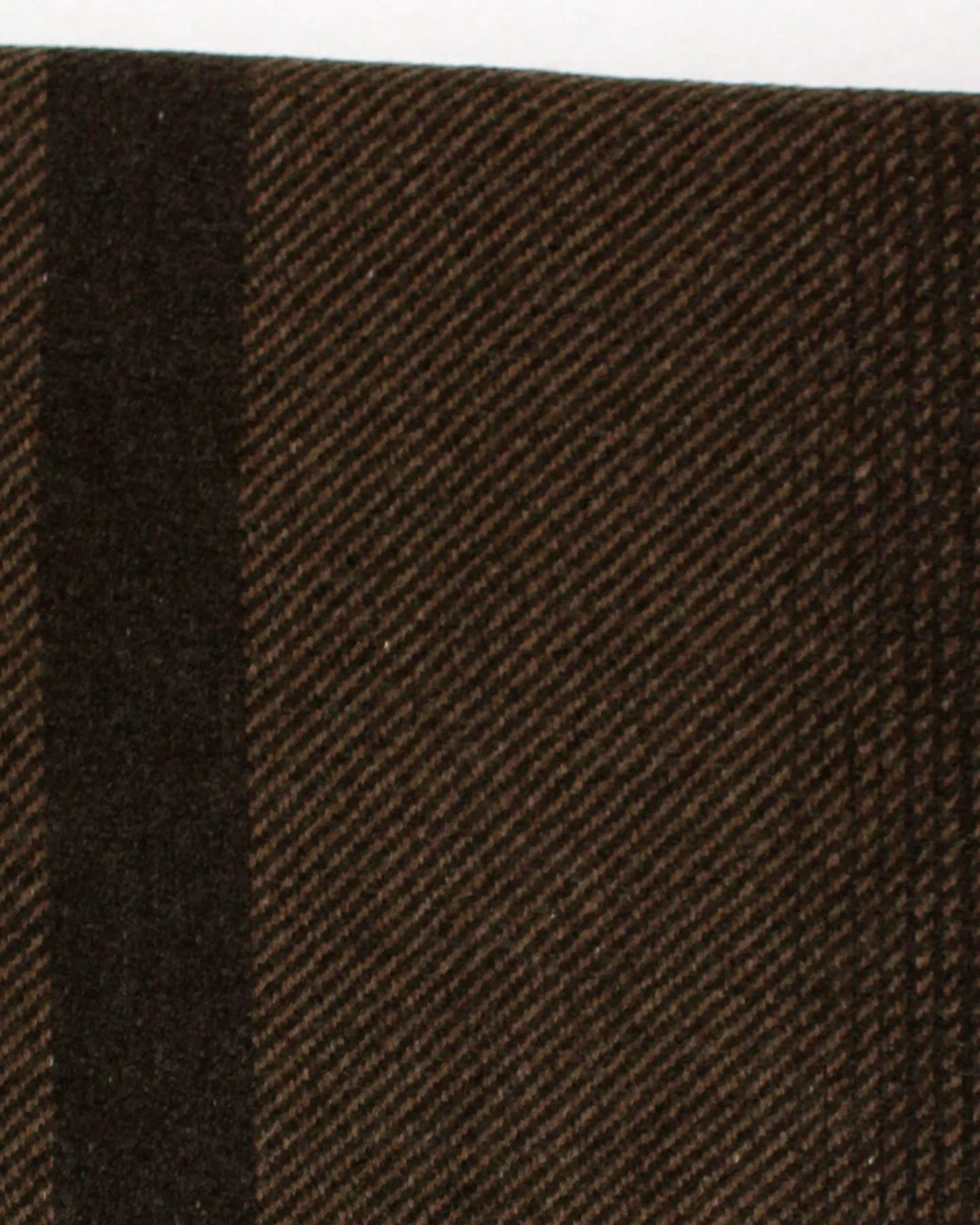 Ermenegildo Zegna Throw Blanket Brown Stripe Design