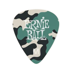 Ernie Ball Camouflage Cellulose Picks Medium 12-Pack