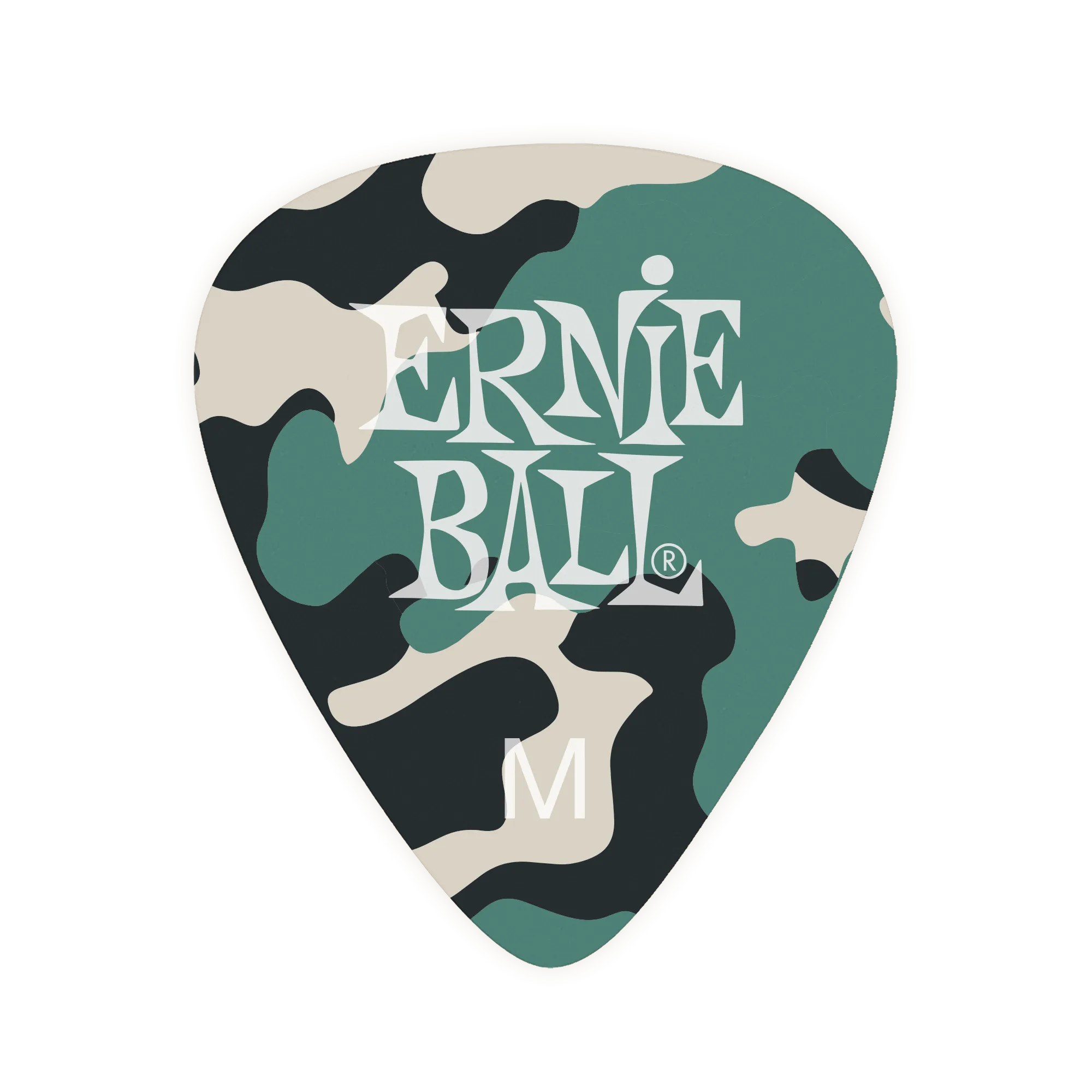 Ernie Ball Camouflage Cellulose Picks Medium 12-Pack