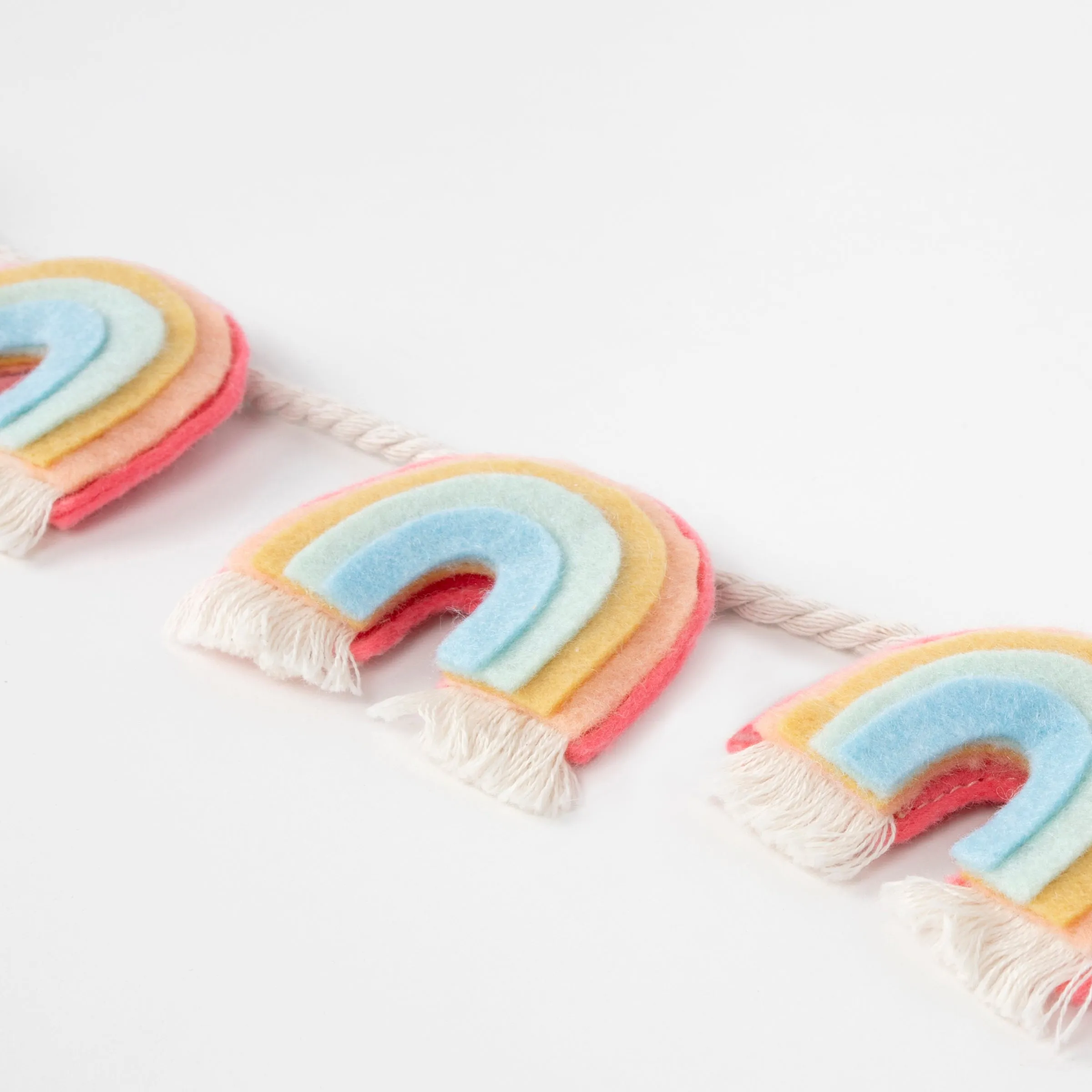 Felt Rainbow Garland