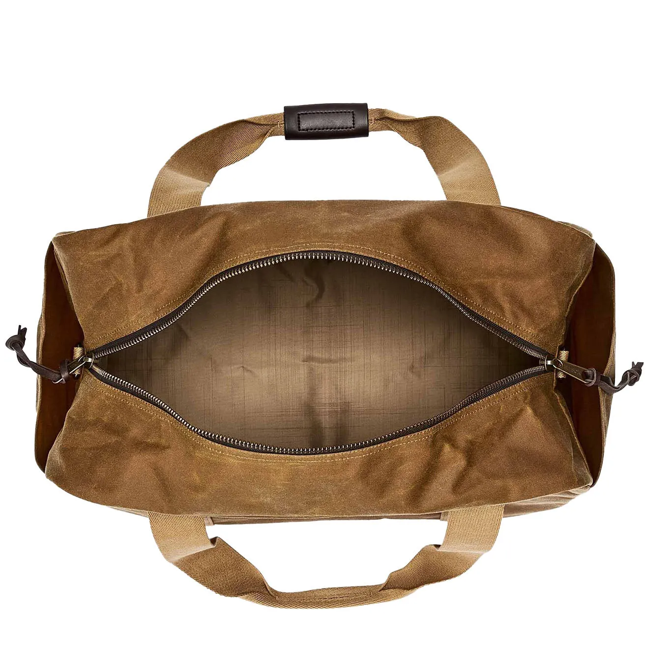 Filson Medium Tin Cloth Duffle Bag Dark Tan