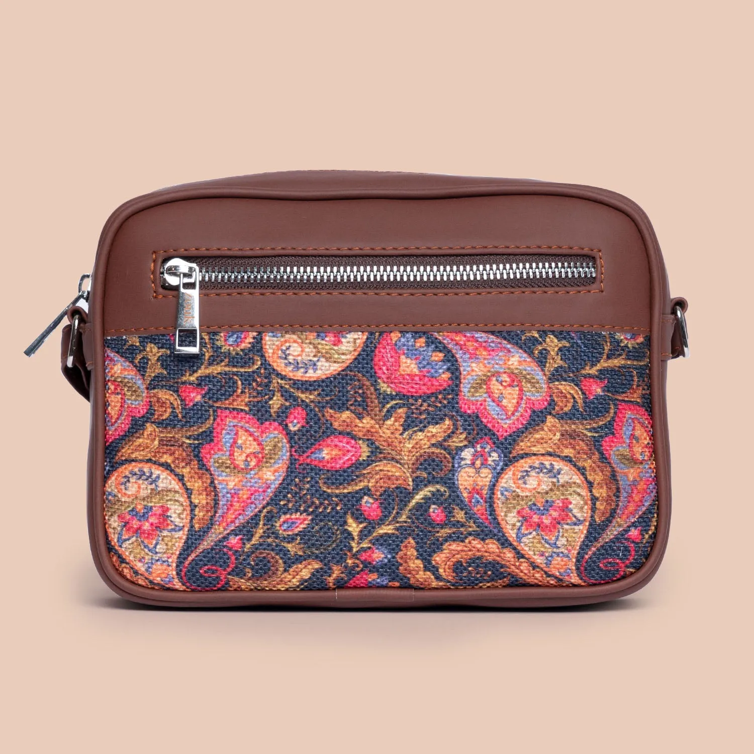 FloLov & Paisley Print - Office Tote Bag & Sling Bag Combo