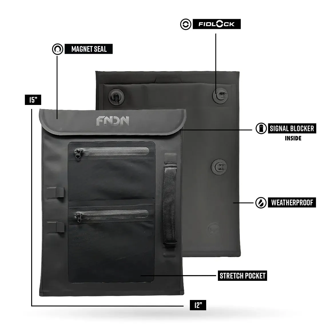 FNDN® LAPTOP "GHOST" SLEEVE - MODULAR