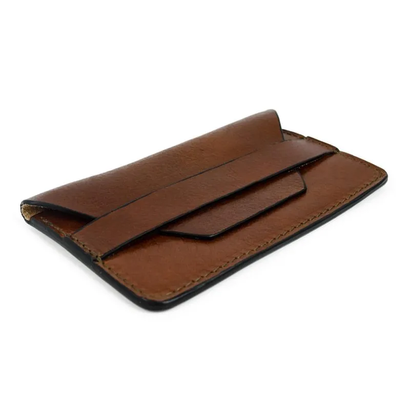 Full Grain Italian Leather Credit Card Holder Business Card Case, Wallet  - Lucky Jim