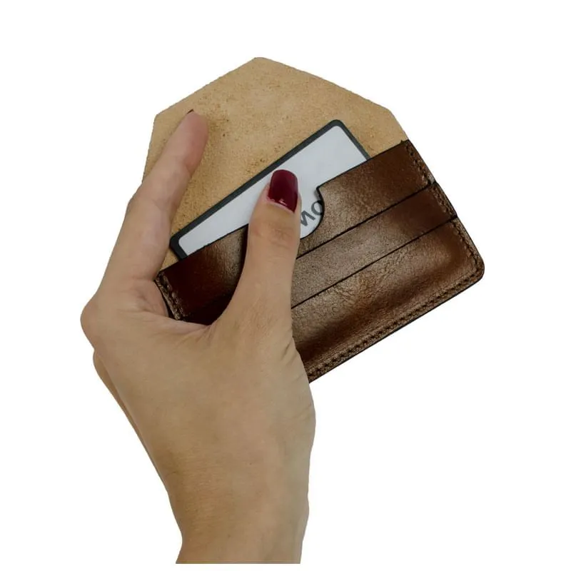 Full Grain Italian Leather Credit Card Holder Business Card Case, Wallet  - Lucky Jim