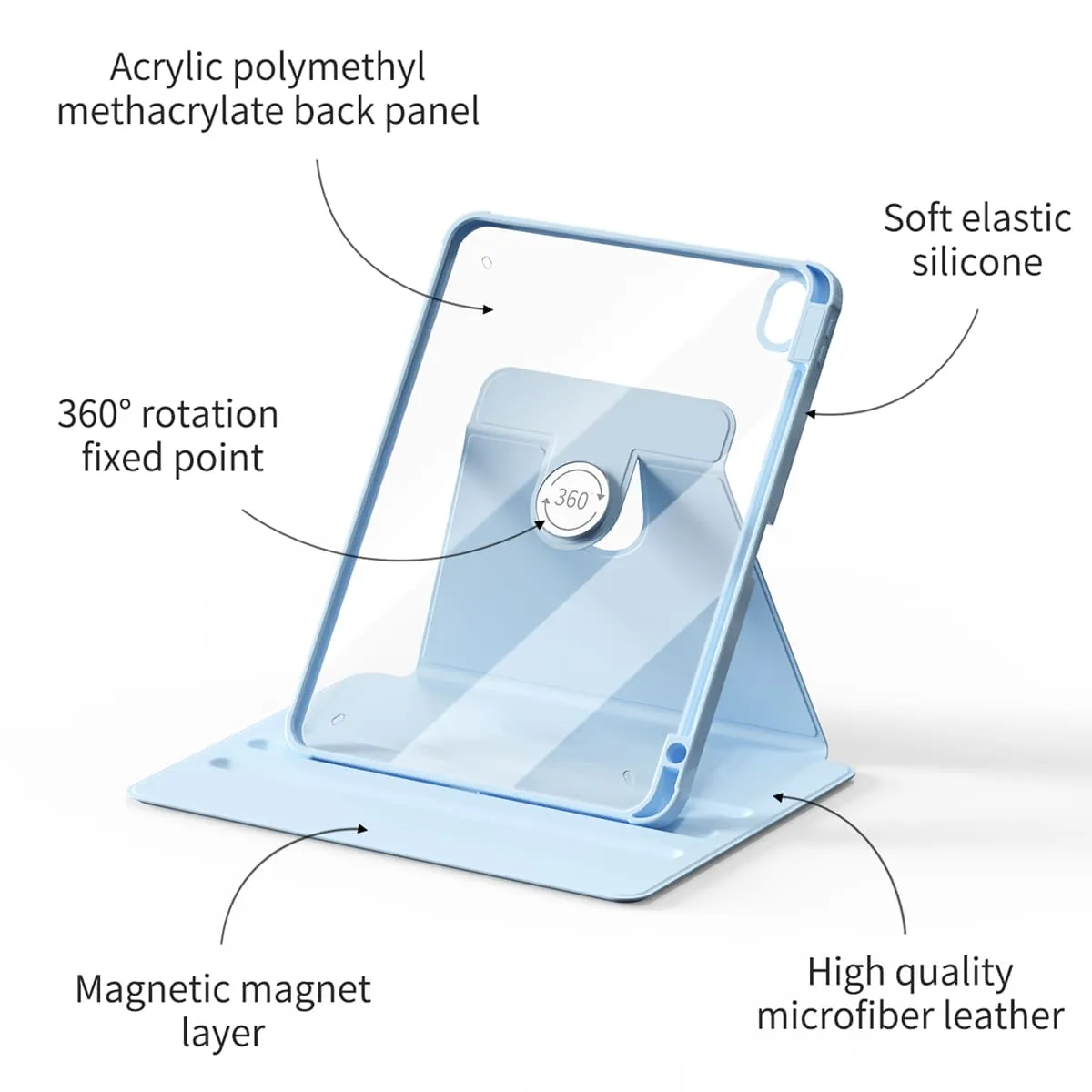 Hallucination | iPad Series Snap 360° Stand Impact Resistant Case