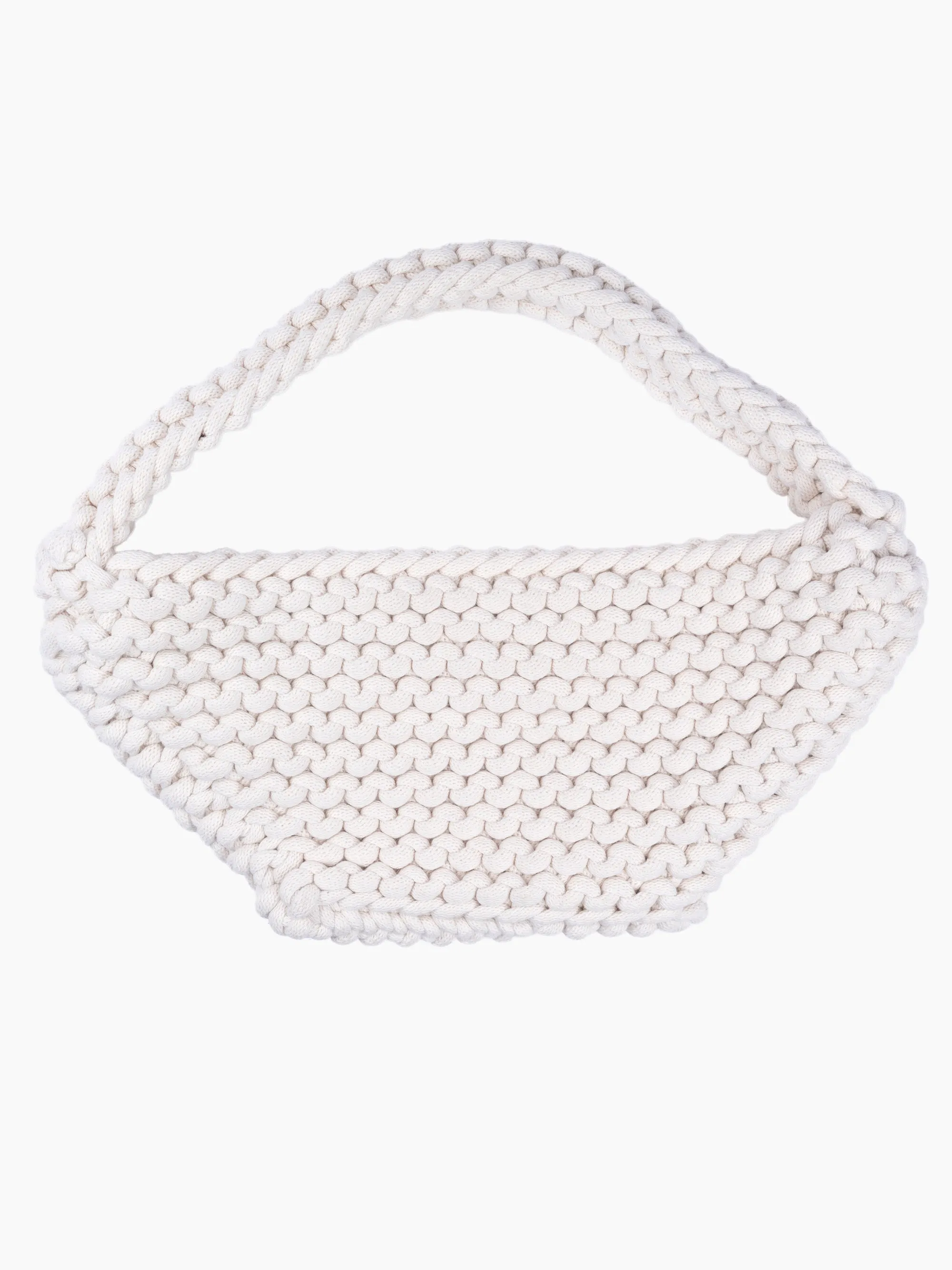 Handknitted Bag in Milk