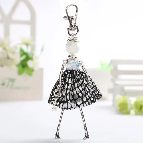 Handmade Party Fashionista Keychain Dolls - Limited Edition