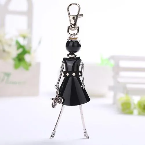 Handmade Party Fashionista Keychain Dolls - Limited Edition