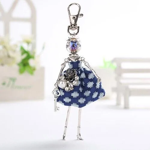 Handmade Party Fashionista Keychain Dolls - Limited Edition