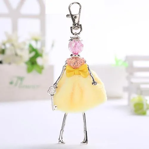 Handmade Party Fashionista Keychain Dolls - Limited Edition