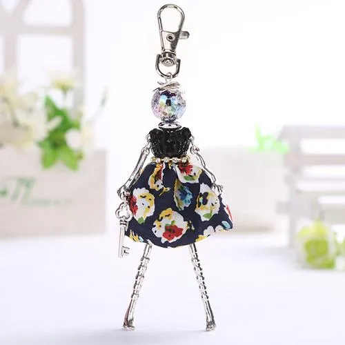 Handmade Party Fashionista Keychain Dolls - Limited Edition