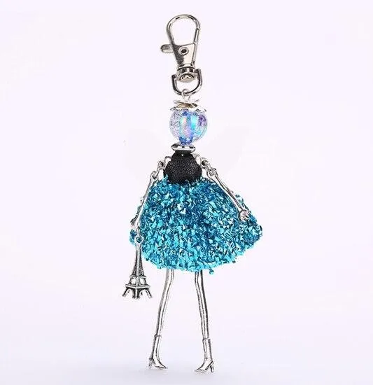 Handmade Party Fashionista Keychain Dolls - Limited Edition