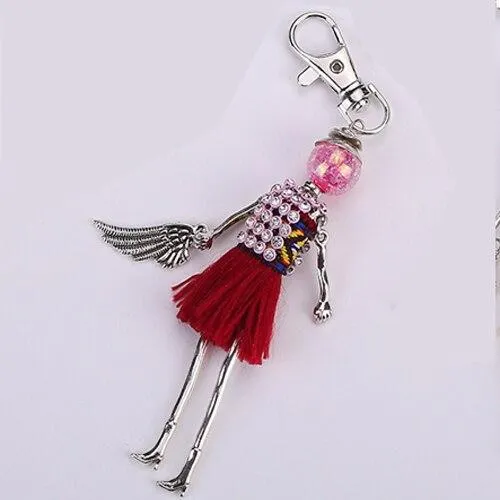 Handmade Party Fashionista Keychain Dolls - Limited Edition