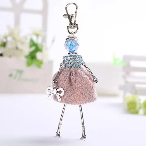 Handmade Party Fashionista Keychain Dolls - Limited Edition