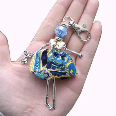 Handmade Party Fashionista Keychain Dolls - Limited Edition