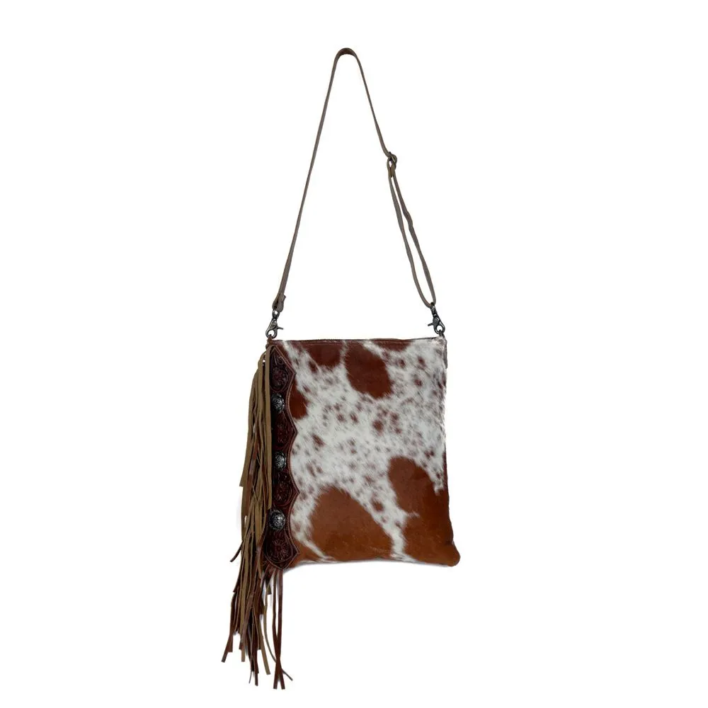 Hazel Tassel Leather Fringe Crossbody