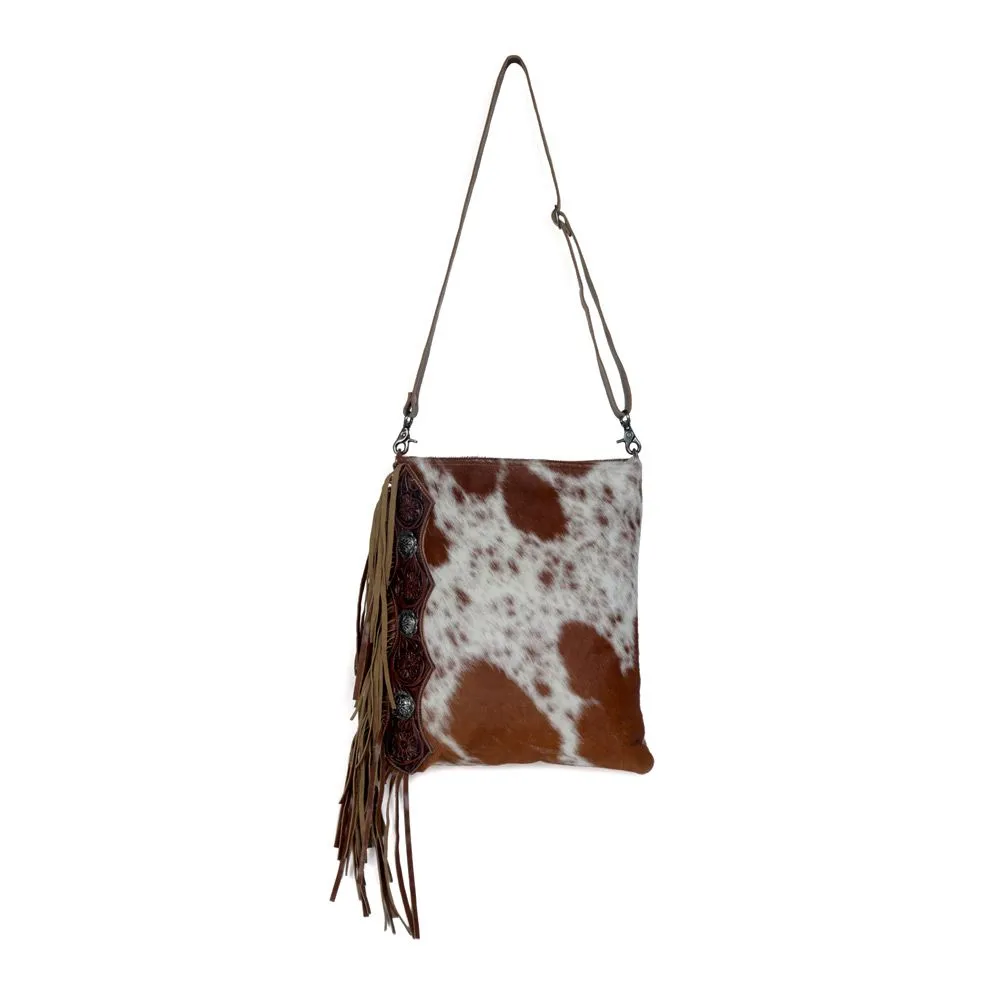 Hazel Tassel Leather Fringe Crossbody