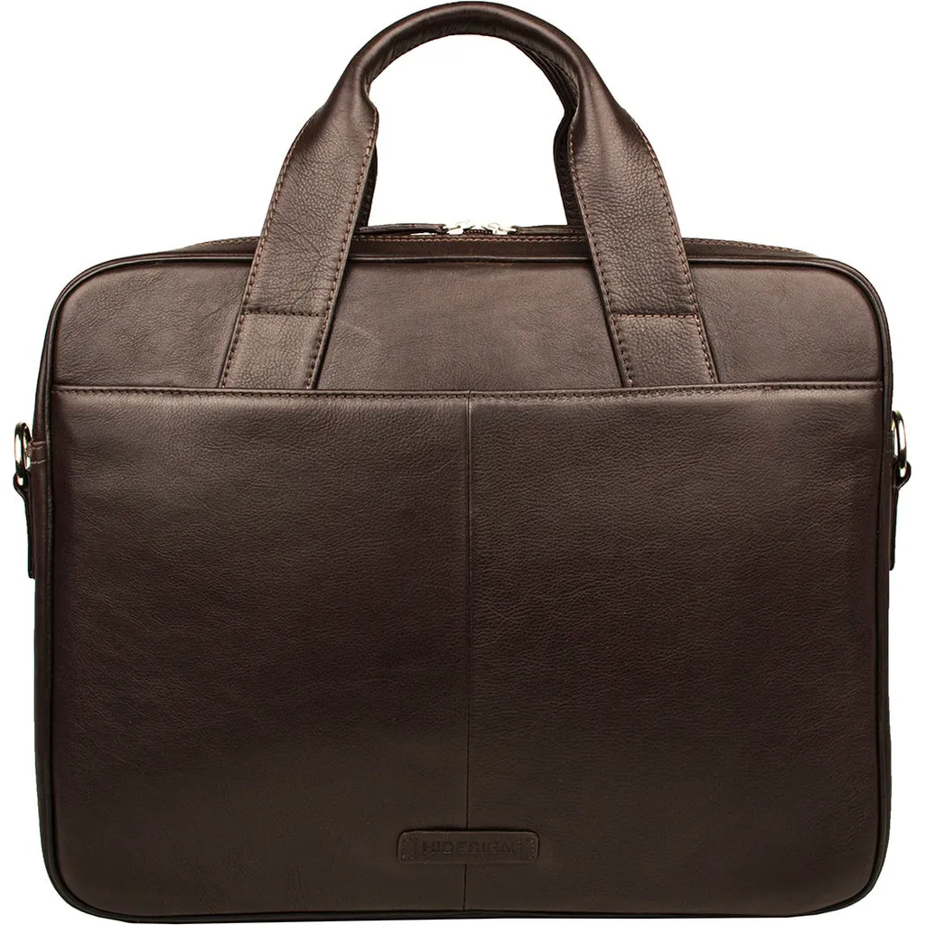 Hidesign Aldous Ziptop 15" Laptop Compatible Leather Work Bag