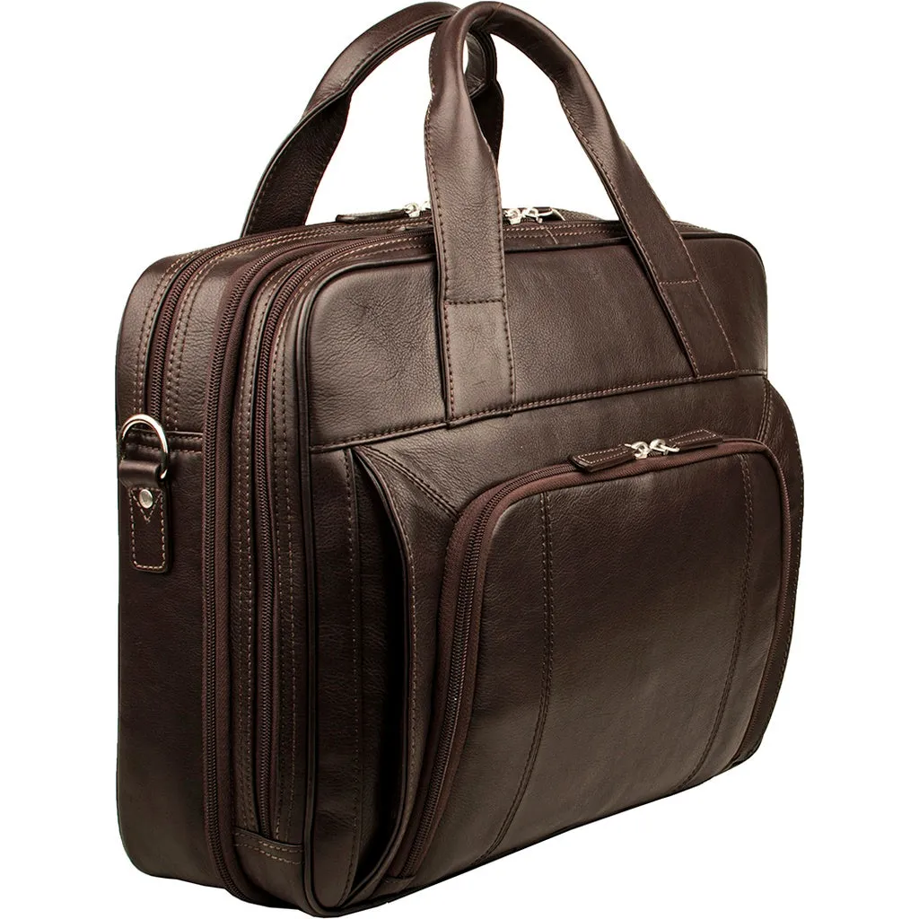 Hidesign Aldous Ziptop 15" Laptop Compatible Leather Work Bag