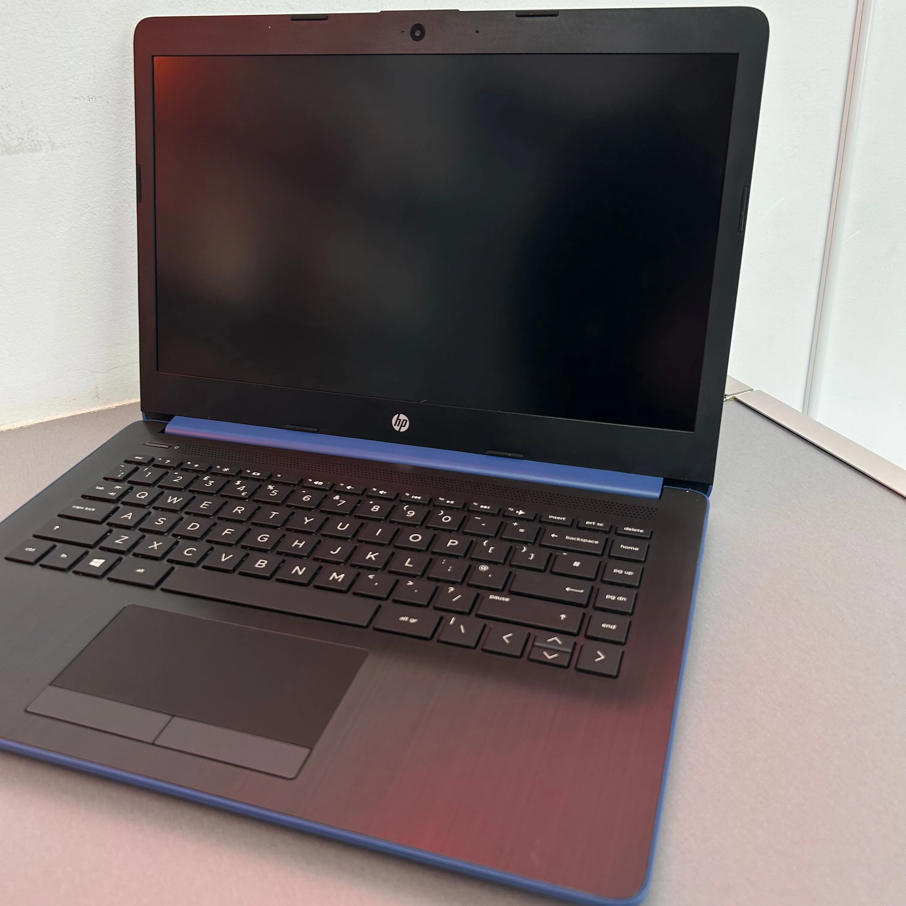 HP 14 inch Blue Laptop 4GB RAM & 64GB eMMC Storage