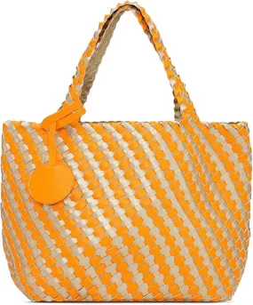 Ilse Jacobsen Reversible Tote Flame Orange/Platin