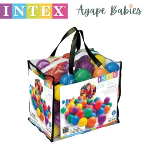 INTEX Fun Ballz™ 100pcs 8cm balls  Ages 2 , Carry Bag