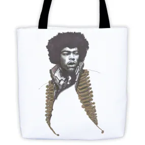 Jimi Hendrix The Legend Tote Bag