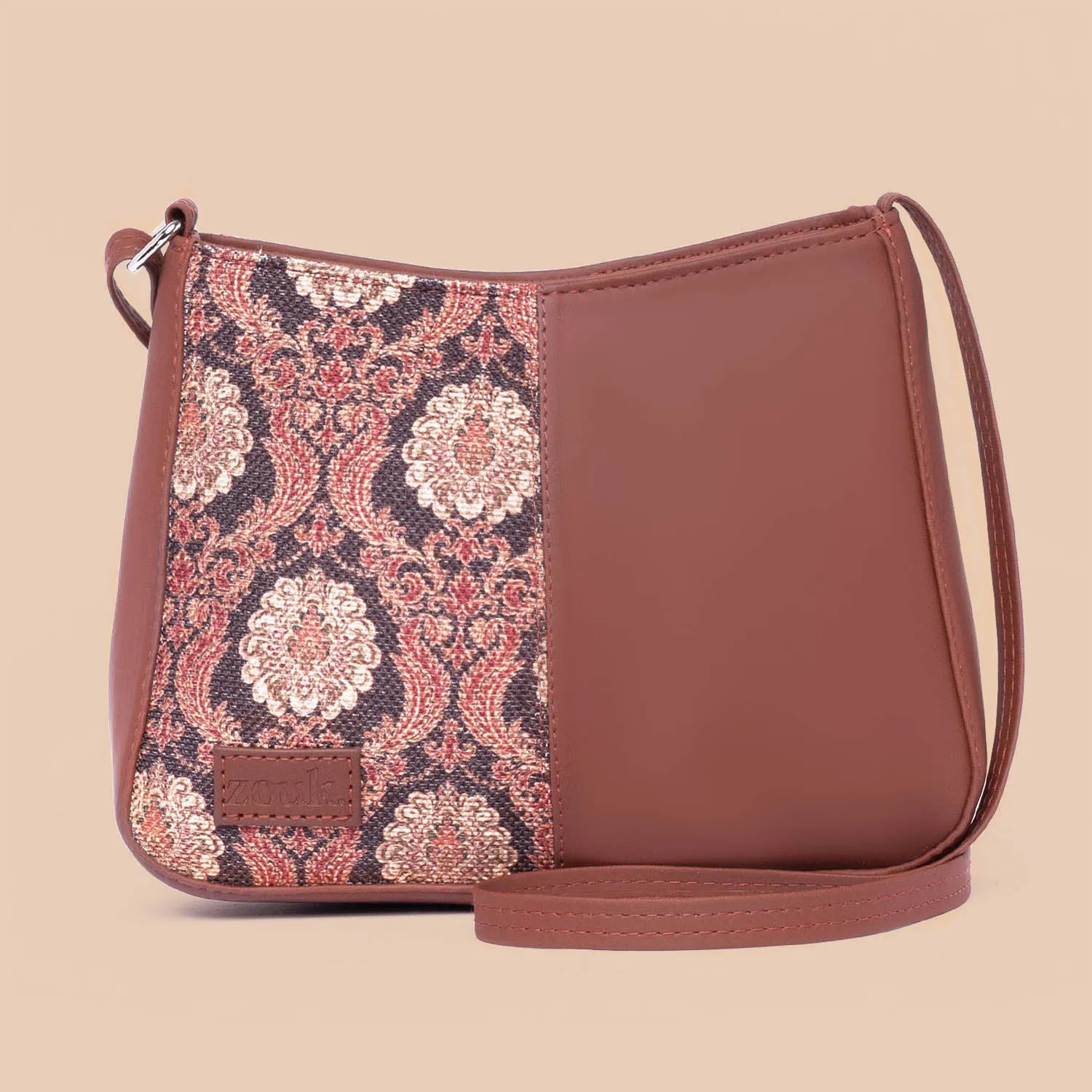 Jodhpur Damask Boat Sling Bag