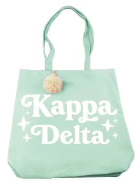 Kappa Delta Pom Pom Tote