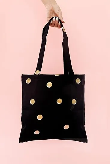 Kate Spade New York Canvas Tote Bag, Black