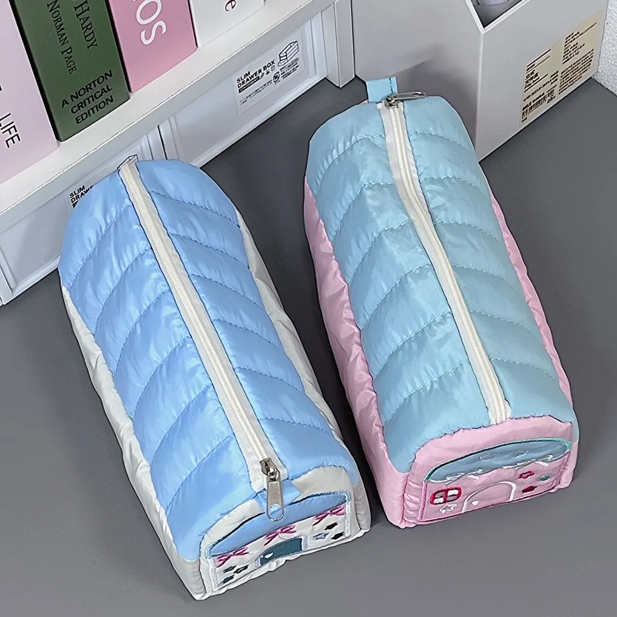 Kawaii House Embroidered Storage Bag