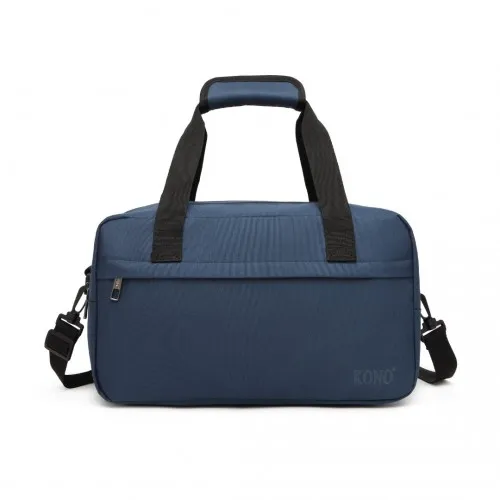 Kono Lightweight Multi Purpose Unisex Sports Travel Duffel Bag - Navy | Durable & Stylish