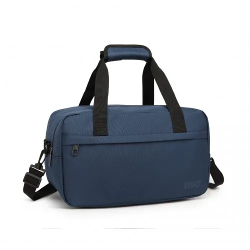 Kono Lightweight Multi Purpose Unisex Sports Travel Duffel Bag - Navy | Durable & Stylish