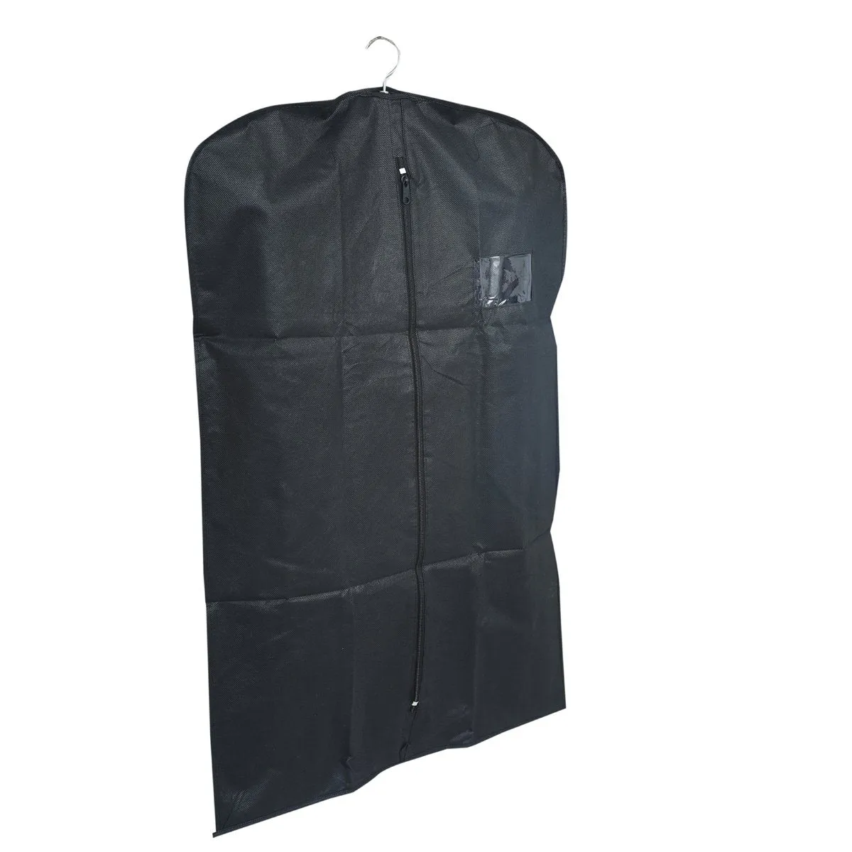 Kuber Industries 2 Piece Black Cotton Hanging Blazer Cover