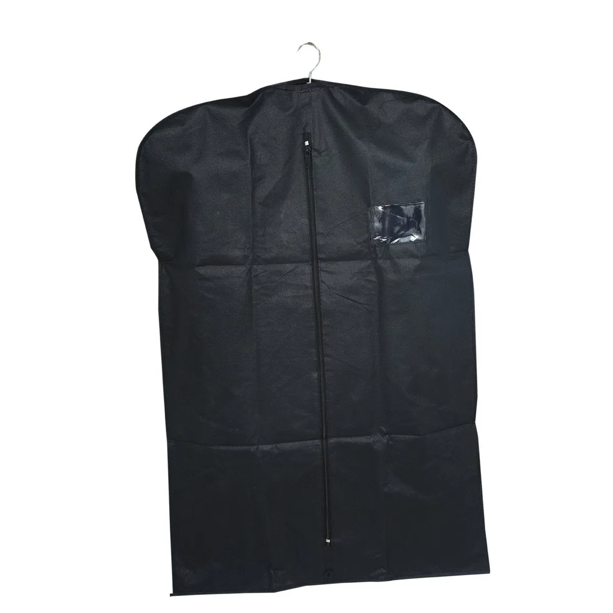 Kuber Industries 2 Piece Black Cotton Hanging Blazer Cover