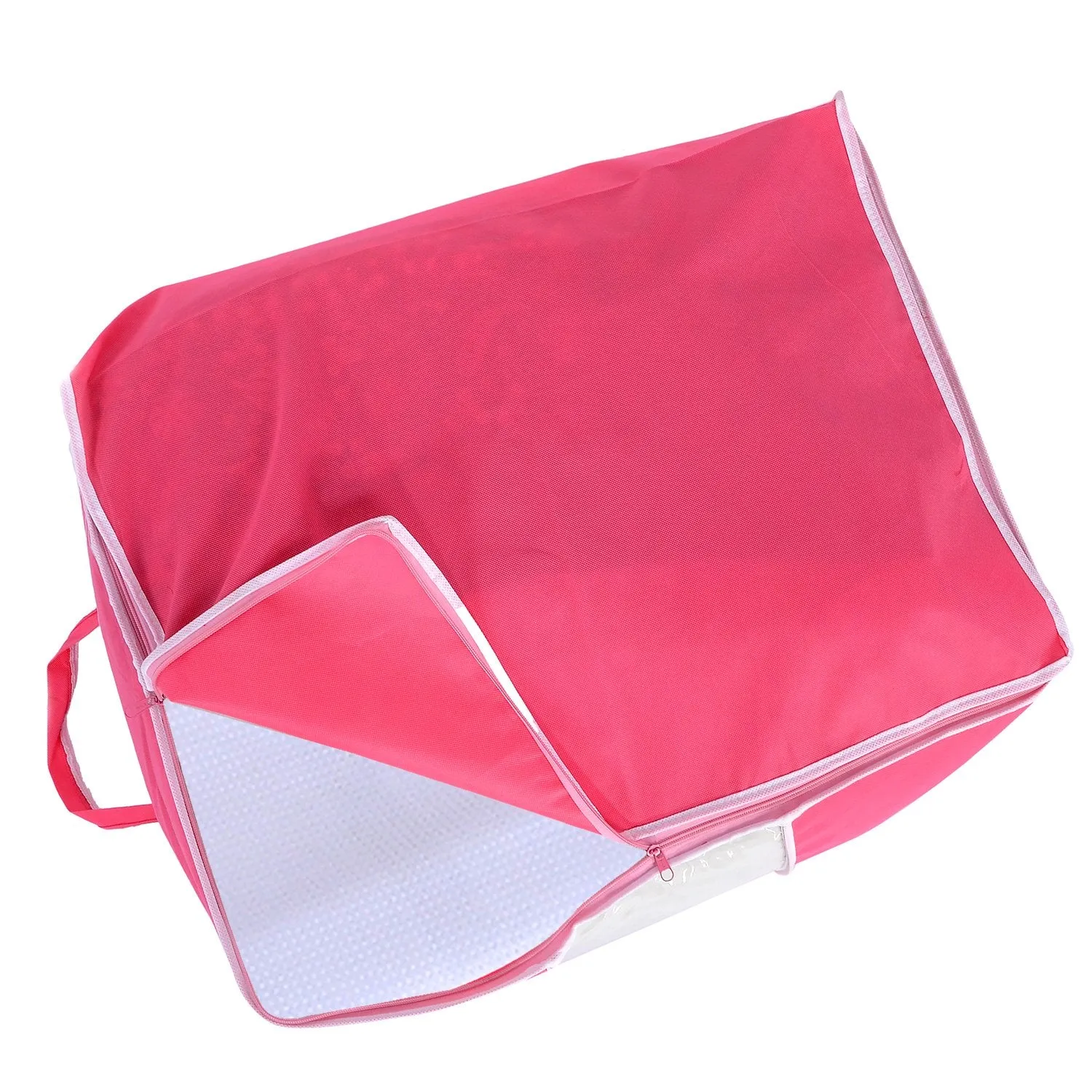 Kuber Industries Non Woven Underbed Storage Organiser, Pink (Rbed07)